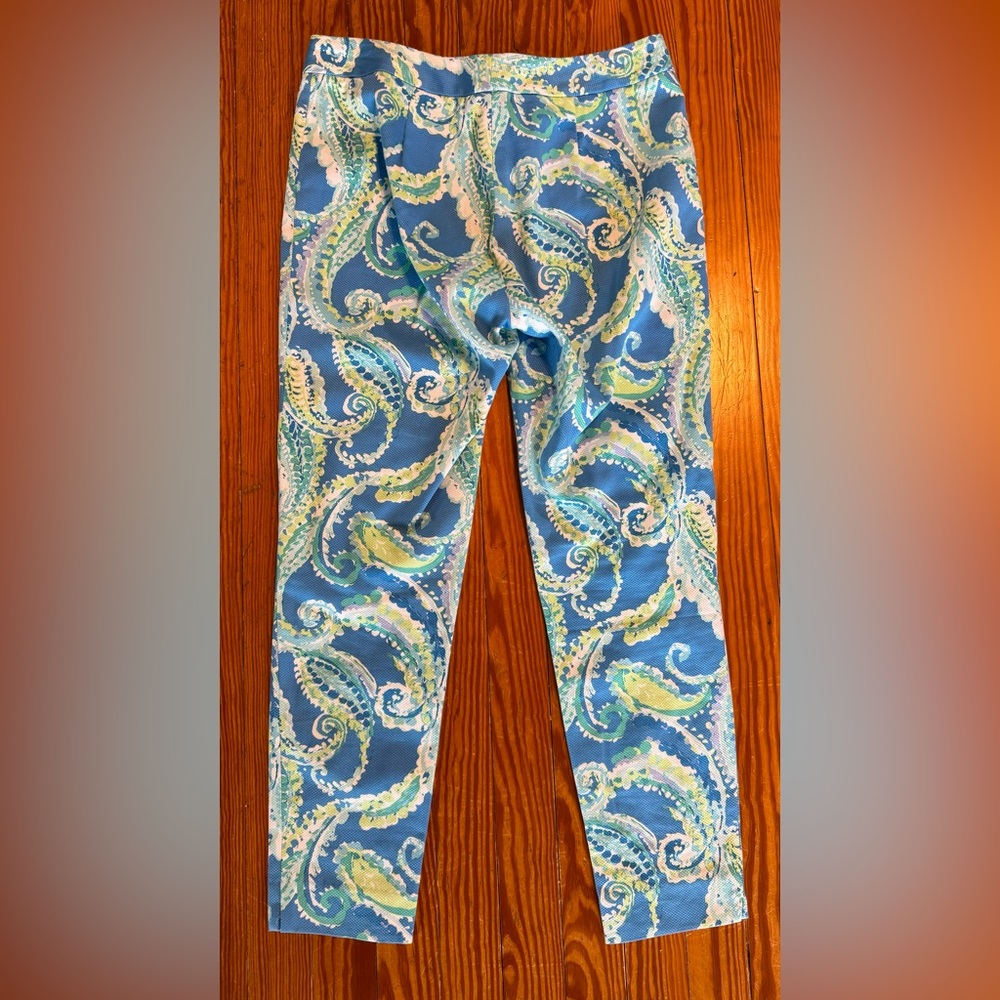 J McLaughlin Paisley Pant Size 10 - Picture 2 of 4